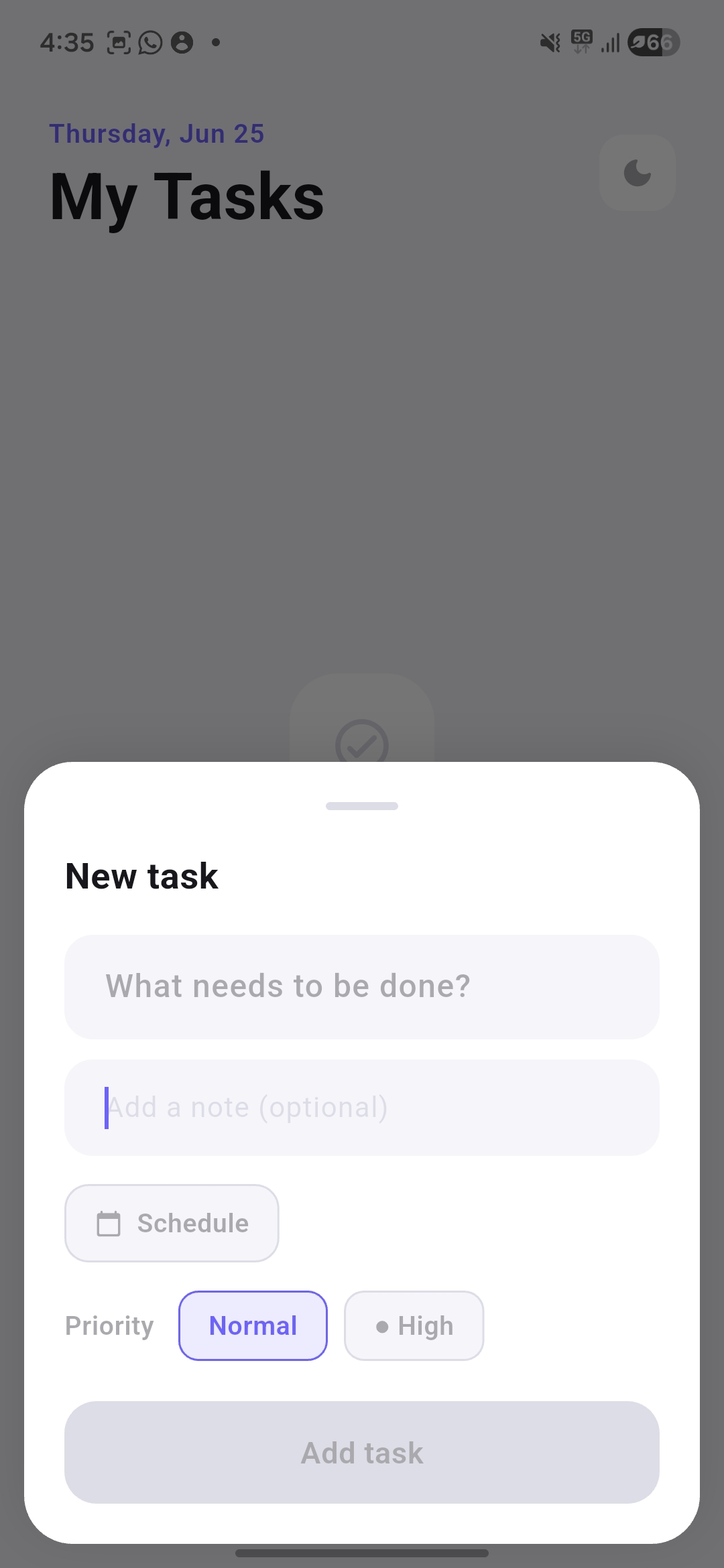 Add new task